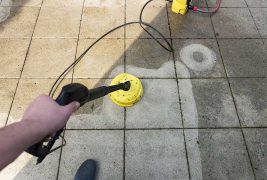 Restore your patio to its former glory with our patio cleaning and re-sanding services. We will remove dirt, moss, and weeds from the surface, leaving it clean and refreshed. In addition, we can re-sand your patio to stabilize the pavers and prevent weed growth, extending its longevity.