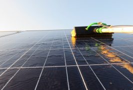 Solar Panel Cleaning Dirty solar panels can reduce their efficiency and output. Keep your solar panels in top condition with our specialized cleaning services. Our team will gently clean the panels to remove dust, grime, and bird droppings, allowing them to absorb maximum sunlight and generate more energy for your property.